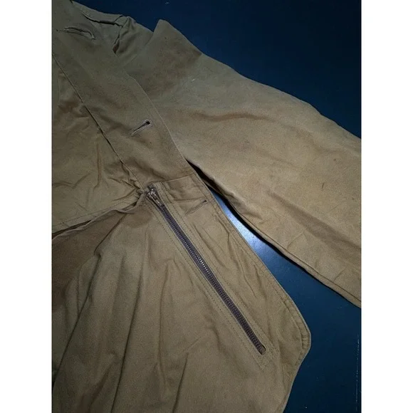 Vintage 50s American Field Hunting Jacket Mens XL Canvas Corduroy Chore 1950s